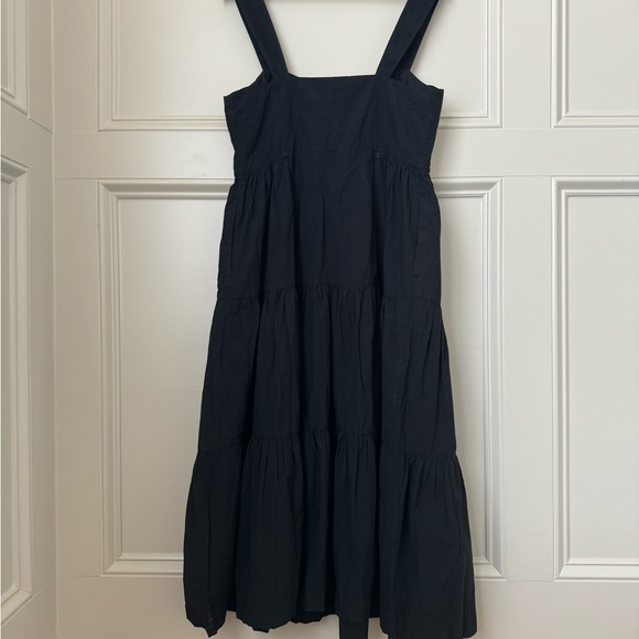 NWT Button Front Tiered Midi Dress - Picture 3 of 12